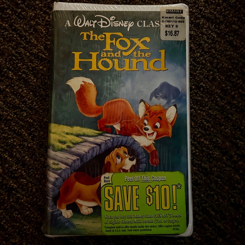 Vintage VHS Tape The Fox and the Hound